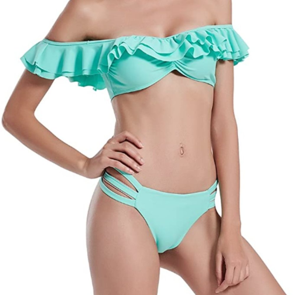 Off-Shoulder Bikini Set - Picture 8 of 10